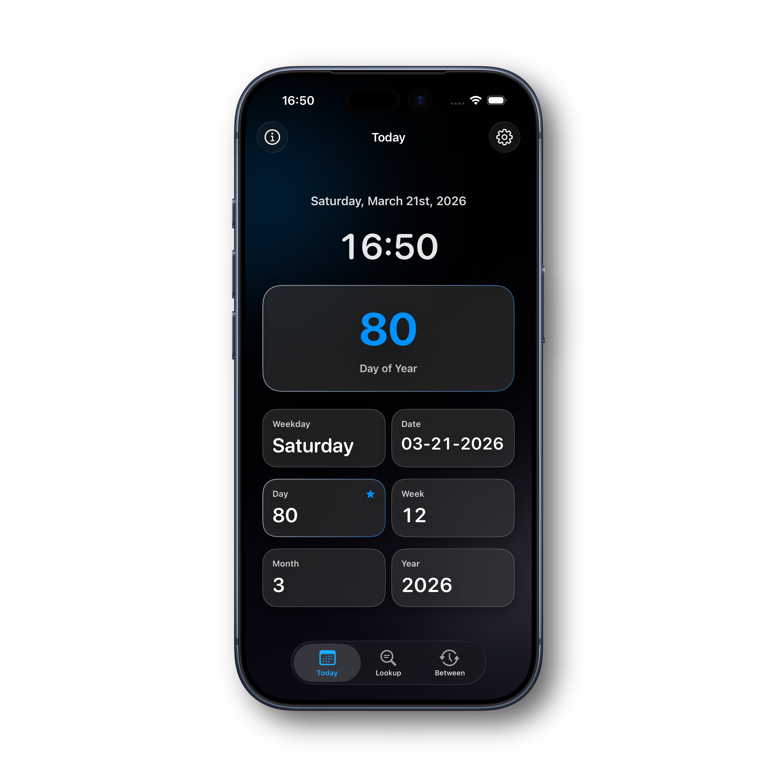 Day Calculator Today Tab