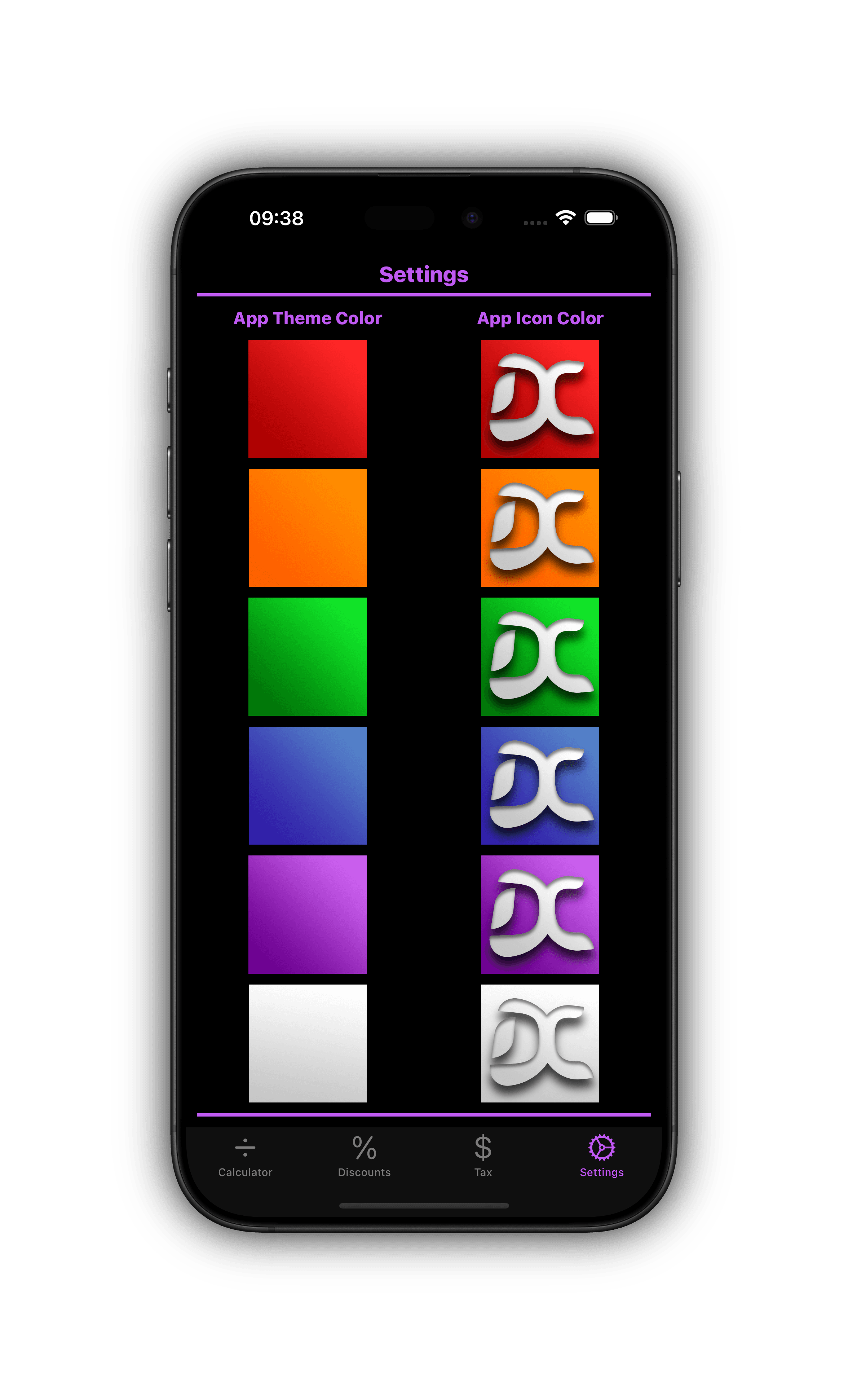 Discount Calculator Customization